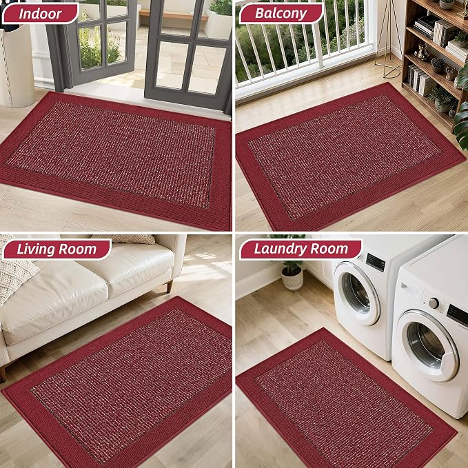 BEQHAUSE Indoor Door Mat 20" x 32", Dirt Trapper Door Mats Non-Slip Entryway - Image 8