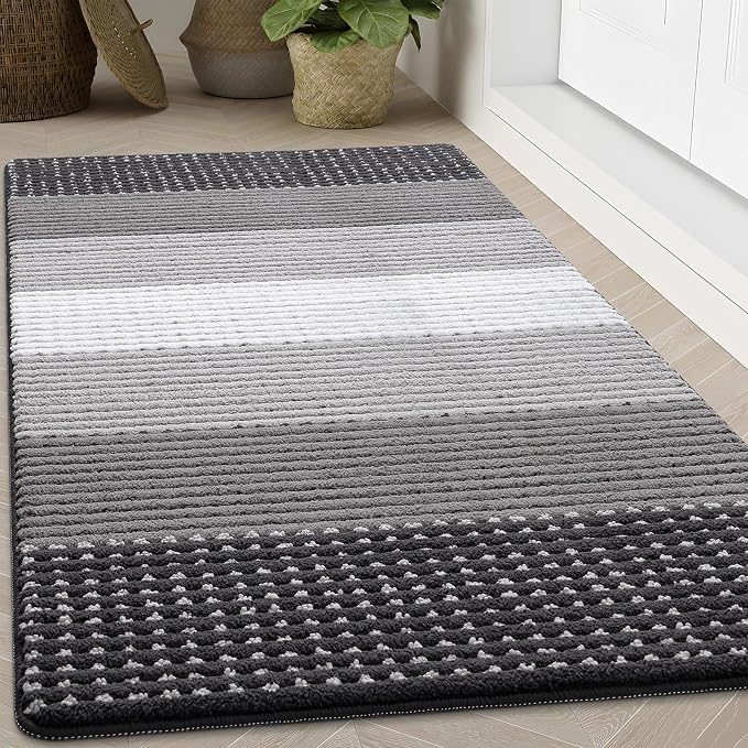 Kitinjoy Indoor Outdoor Door Mat, 71x47 Non-Slip Absorbent Dirt Trapper by Kitinjoy
