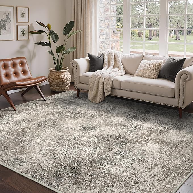 BEIMO Area Rugs 6x9 for Living Room Bedroom, Modern Abstract Machine Washable by BEIMO