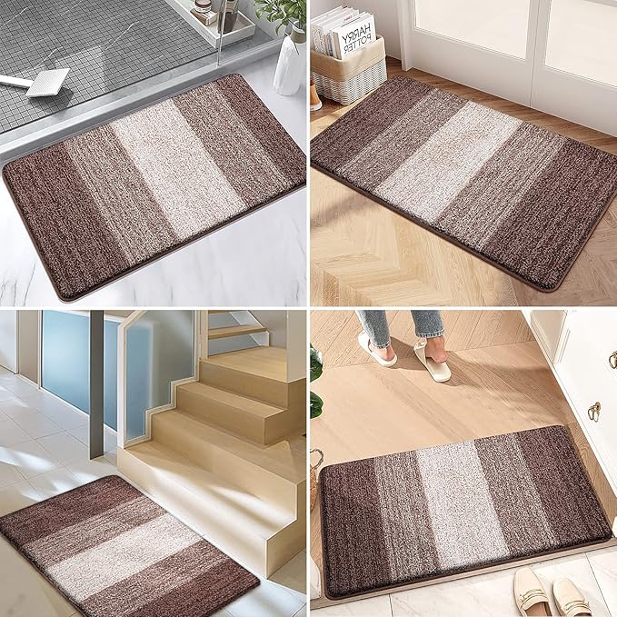 Kitinjoy Indoor Outdoor Door Mat, 54x24 Non-Slip Absorbent Dirt Trapper - Image 6