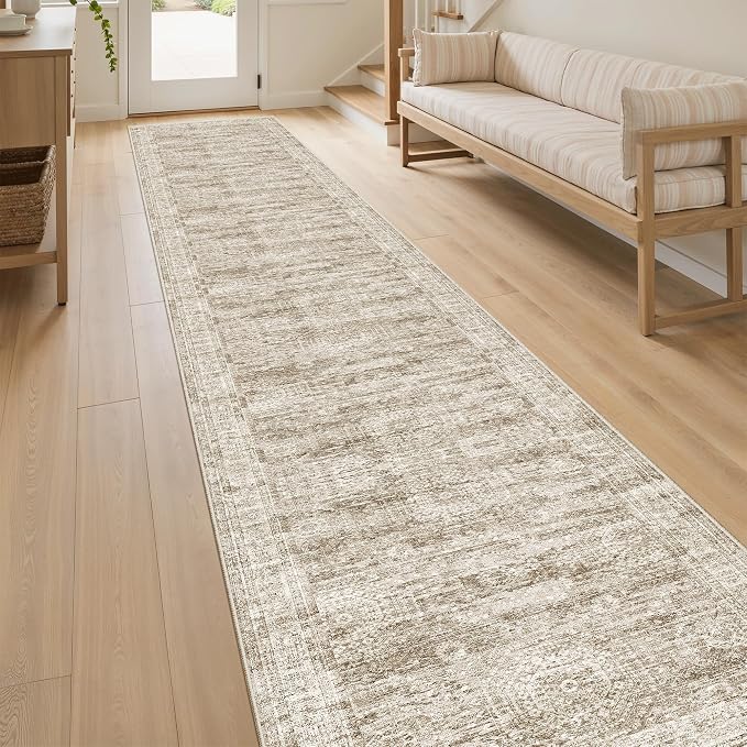 Soalmost Runner Rug 2x12 Washable Non-Slip Hallway Runner Rugs - Image 3