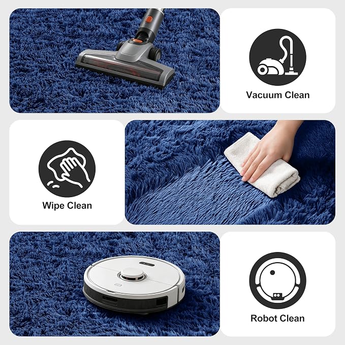 Shag Area Rugs for Bedroom Living Room, Ultra Soft Fluffy Area Rugs for Dorm - Image 6