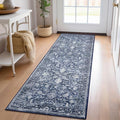 KILOCOCO Hallway Runner 2x6 Rug Runner Printed Vintage Floral Washable Kitchen by Kilococo