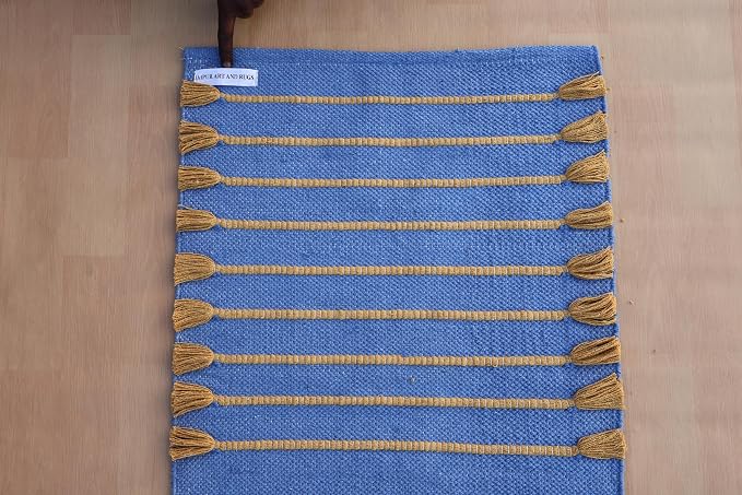Jaipur art & Rugs Cotton Yoga Mat - Image 4