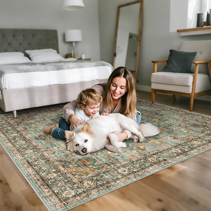 TOPRUUG Washable 6x6 Rug Square - Image 5