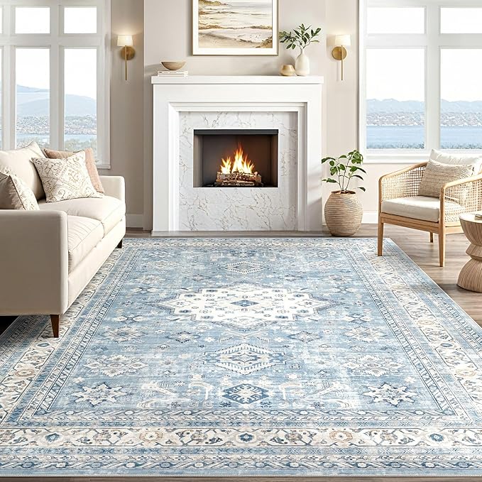 Vintage Living Room Area Rug 8x10 - Image 6