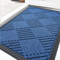 OLANLY Front Door Mat Outside Entrance 33x21, Heavy Duty Sturdy Natural Rubber by OLANLY