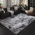 Rugcomf 6x9 Rug Washable Bedroom Rug Large Soft Area Rug Abstract Pattern by Rugcomf