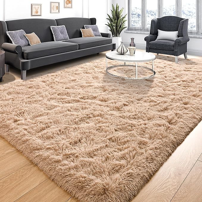 Tepook Area Rugs 9x12 for Living Room, Super Soft Fluffy Rugs for Bedroom - Image 2