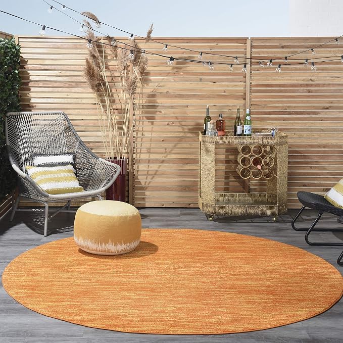 Nourison Home Nourison Essentials Sunburst 8' x Round Area Rug - Image 5