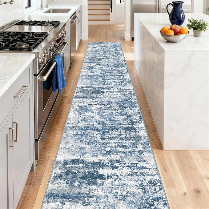 Runners for Hallways Ultra Non-Slip 2x10 Long Runner Rugs Washable Abstract - Image 8