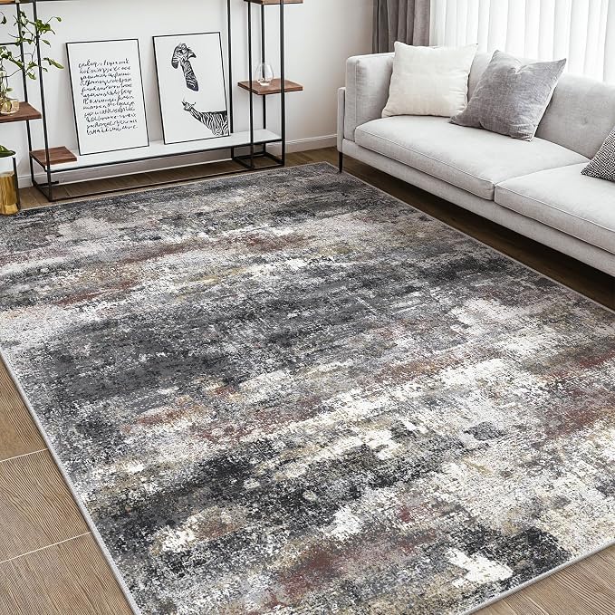 BEIMO Area Rugs 9x12 for Living Room Bedroom, Large Modern Abstract Machine - Image 4