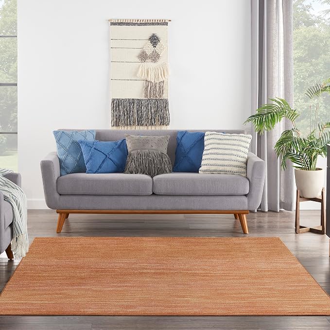 Nourison Home Nourison Essentials Rust 9' x Square Area Rug - Image 2