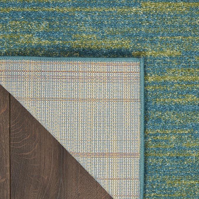 Nourison Home Nourison Essentials Blue Green 2' x 4' Area Rug - Image 4