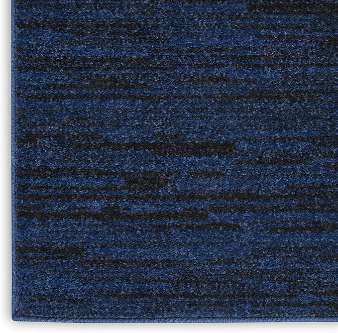 Nourison Home Nourison Essentials Midnight Blue 7' x 10' Area Rug - Image 7