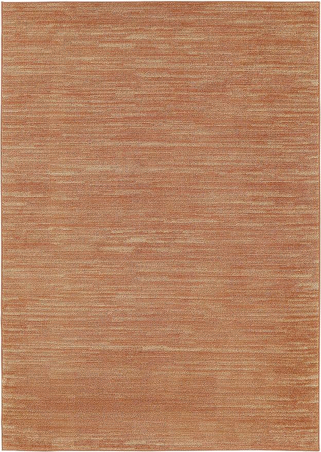 Nourison Home Nourison Essentials Rust 4' x 6' Area Rug - Image 5
