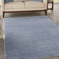 Nourison Home Nourison Essentials Blue Grey 6' x 9' Area Rug by NourisonHome