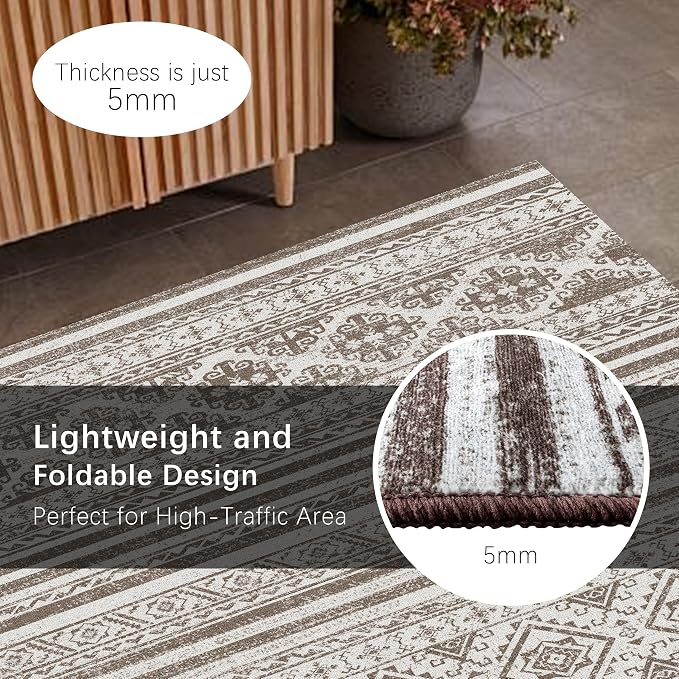 RUGSURE Washable Area Rugs 4' x 6' - Image 5