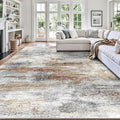 8x10 Area Rugs, Abstract Morden Soft Washable Rug, Non-Slip Low Pile Rugs by Yarooge