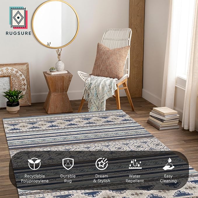 RUGSURE Washable Area Rugs 9' x 12' - Image 4