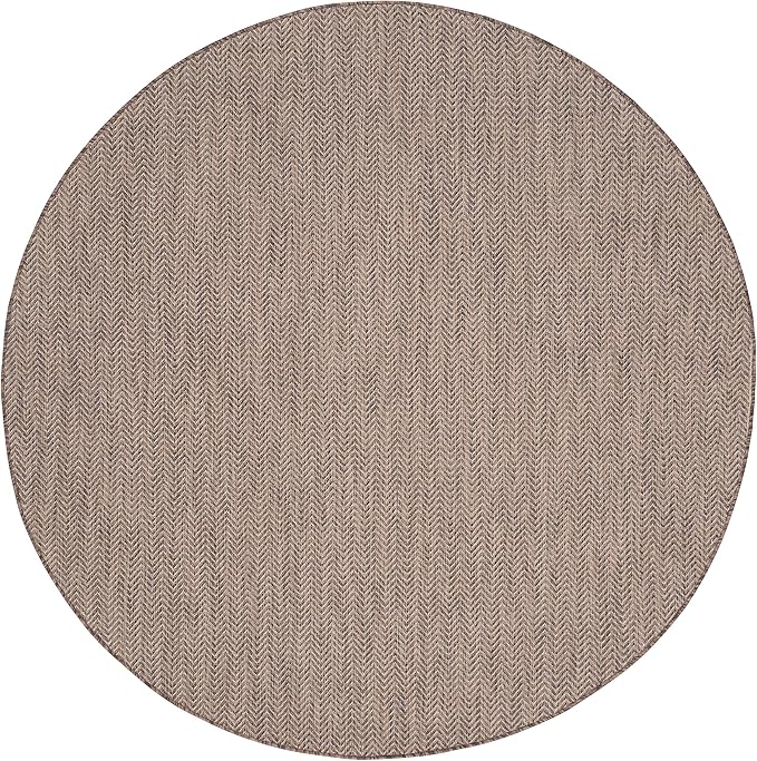 SAFAVIEH Outdoor Round Rug 5'3" - Image 3