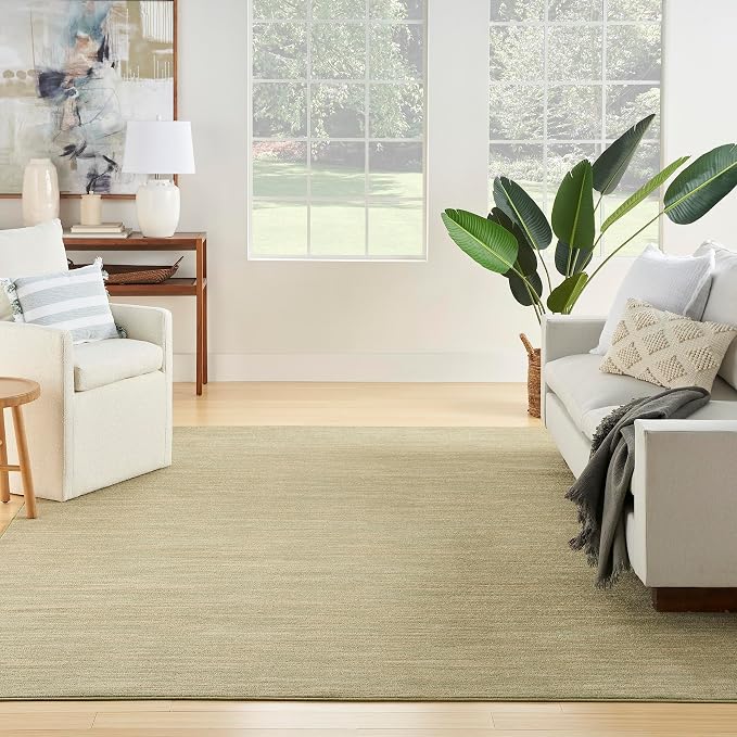 Nourison Home Nourison Essentials Green Gold 7' x 10' Area Rug - Image 3