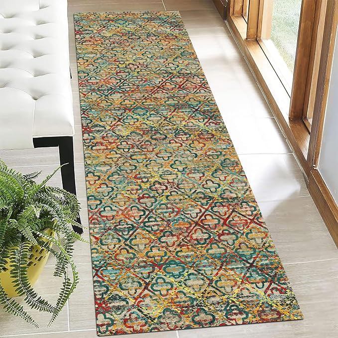 RUGSURE Washable Area Rugs, Pet & Child Friendly, Vibrant Colors Rugs by RUGSURE