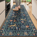 DUKINO 2.6x8 Rug for Hallway, Washable Kitchen Runner Rug by DUKINO