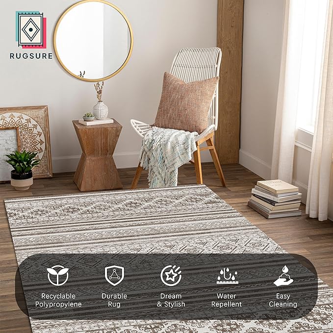 RUGSURE Washable Area Rugs 4' x 6' - Image 4