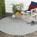 SAFAVIEH Outdoor Round Rug 5'3" by Unknown
