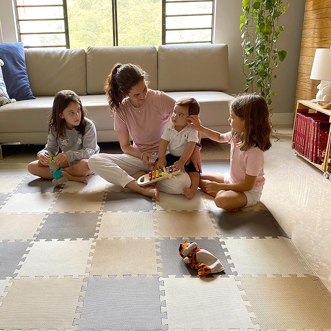 MioTetto Baby Play Mat, Soft Foam Floor Tiles by MioTetto