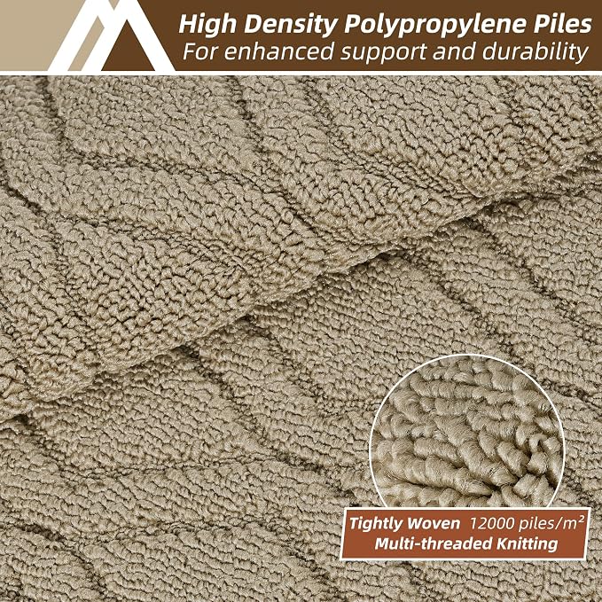 COSY HOMEER Kitchen Rugs 24"x35" Non-Slip Washable Kitchen Mats - Image 3