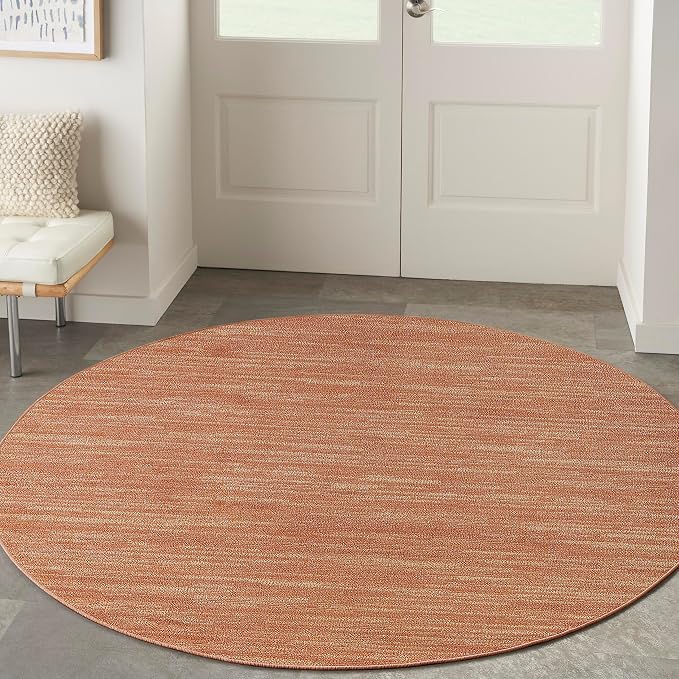 Nourison Home Nourison Essentials Rust 6' x Round Area Rug by NourisonHome