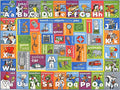 Looney Tunes Educational Kids Rug – ABC Alphabet, Professions & Jobs Matching by KCCubsKidsHomeandFurnishing