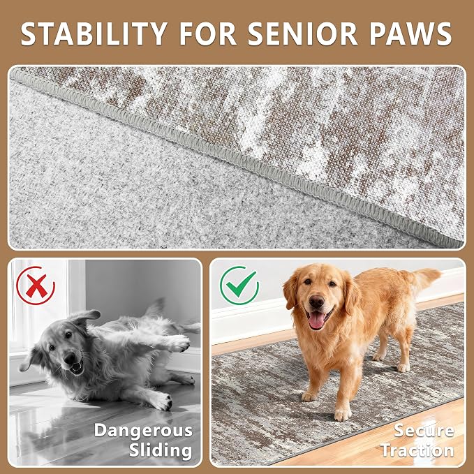 Washable Carpet Runners for Hallway 18ft-Non Slip Floor Runners for Dogs - Image 8