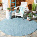 SAFAVIEH Outdoor Round Rug 7'10" by Unknown