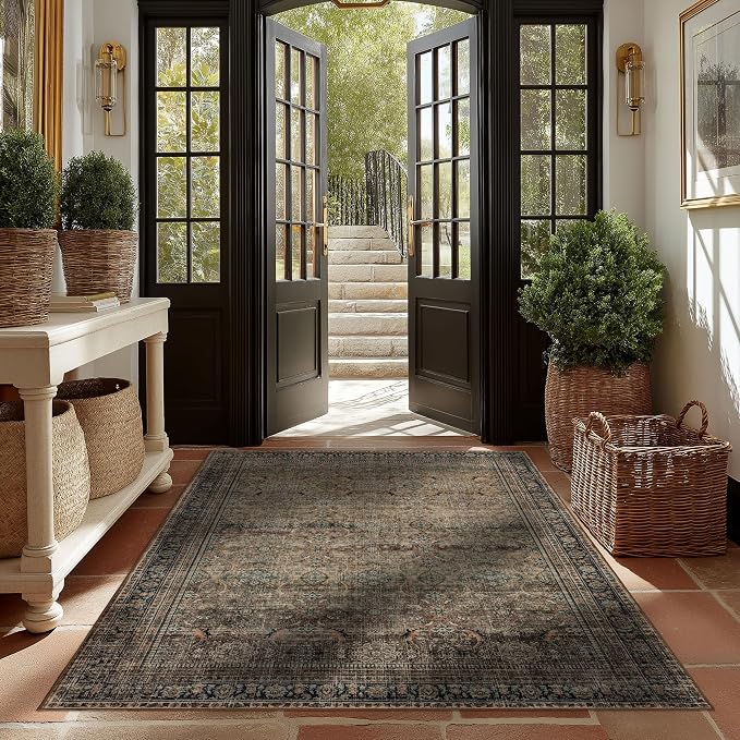 Ruaruarug Washable Area Rug 5x7 - Image 4