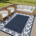 HUGEAR Outdoor Plastic Straw Rug, Waterproof Mat, Washable Large Floor Mat and by HUGEAR