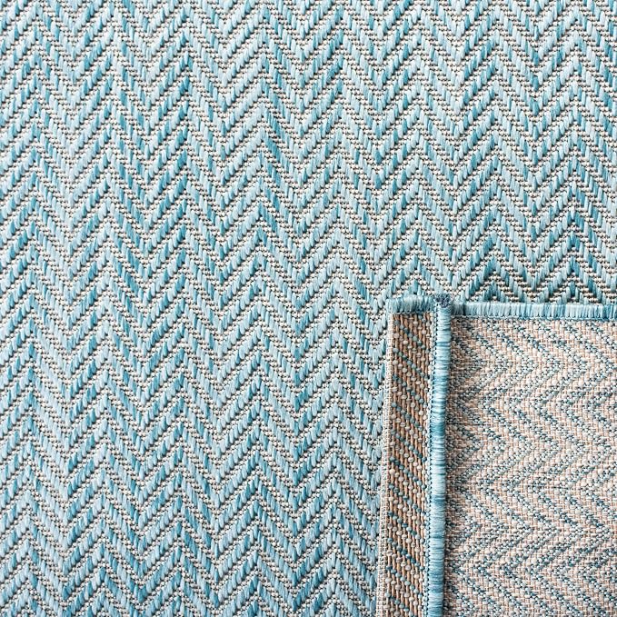 SAFAVIEH Outdoor Area Rug 6'7"x9'6" - Image 6