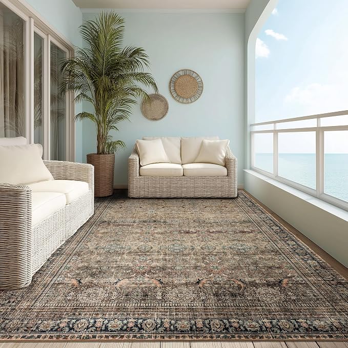 Ruaruarug Washable Area Rug 8x10 - Image 7