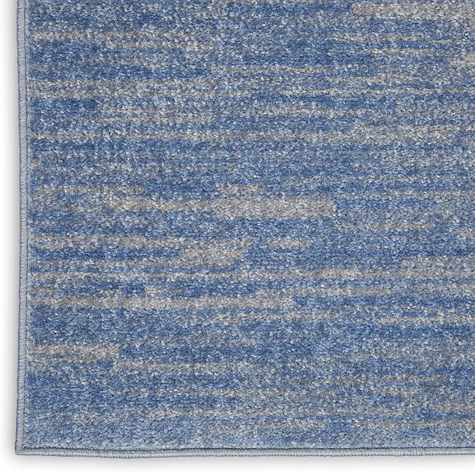 Nourison Home Nourison Essentials Blue Grey 2' x 4' Area Rug - Image 6