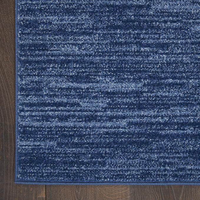 Nourison Home Nourison Essentials Navy Blue 4' x 6' Area Rug - Image 6