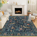 DUKINO 8x10 Rug, Washable Animal Living Room Rug by DUKINO