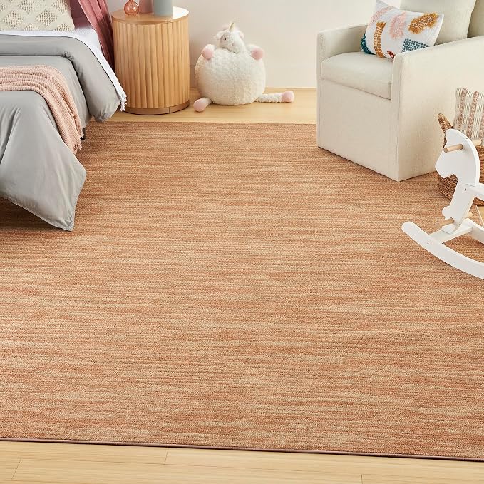 Nourison Home Nourison Essentials Rust 6' x 9' Area Rug - Image 3