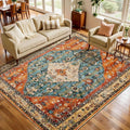 SERISSA 5x8 Area Rugs for Living Room, Large Washable Non-Slip Boho Rug by SERISSAHomeDecorCollection
