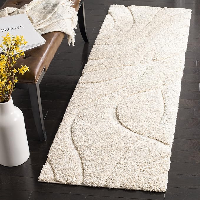 SAFAVIEH Florida Shag Collection Runner Rug - Image 2