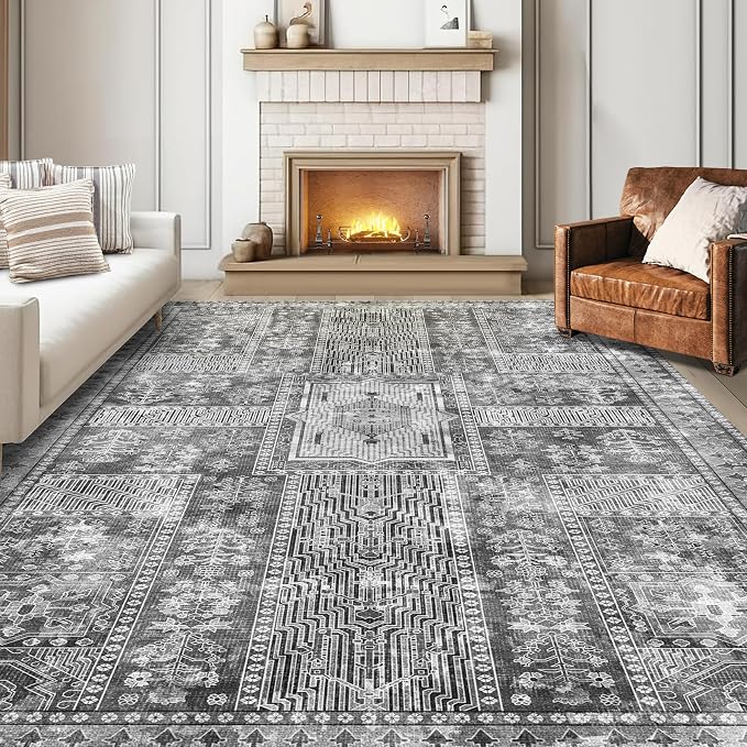 YARNSCAPE Vintage 5' x 7' Washable Area Rug by YARNSCAPE