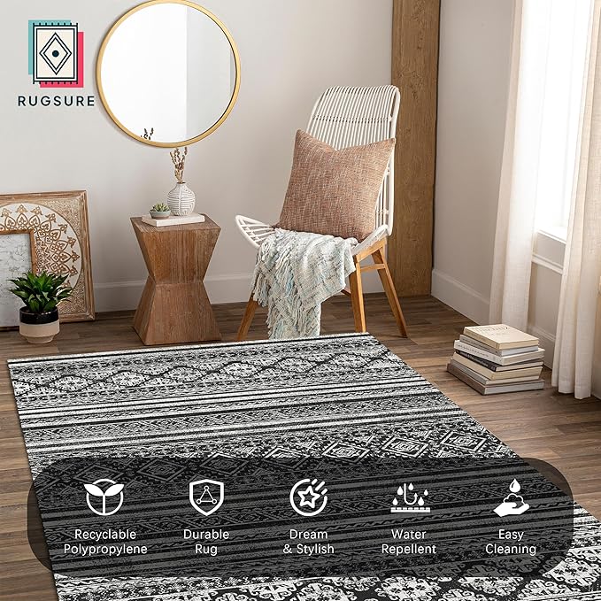 RUGSURE Washable Area Rugs 5' x 7' - Image 5