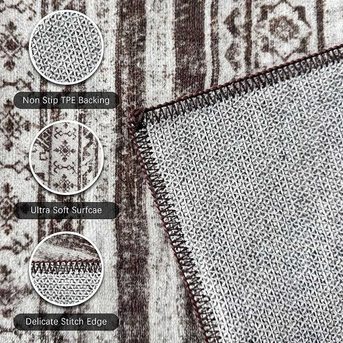 RUGSURE Washable Area Rugs 8' x 10' - Image 6