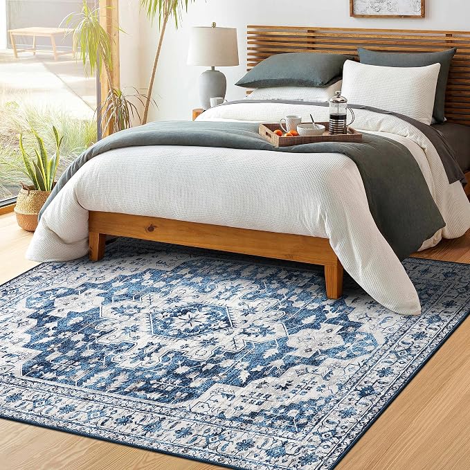 Moynesa Ultra-Thin Vintage 8x10 Area Rugs - Image 3